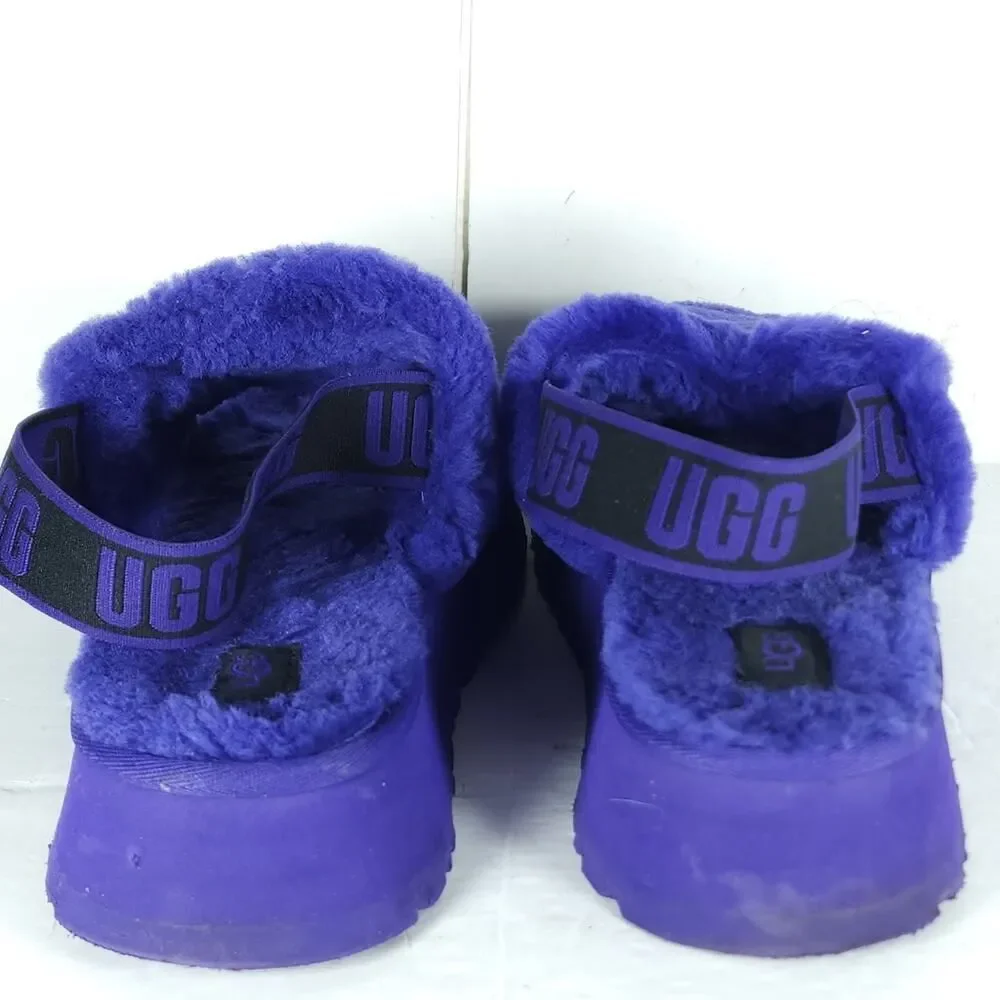 UGG Women's Disco US9 Violet Night Platform Shearling Slide Slippers - Picture 9 of 16